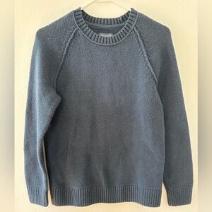 Abercrombie & Fitch Vintage Crewneck Sweater Womens‎ XS Navy Blue Size XS